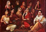 Raja Ravi Varma Galaxy of Musicians oil on canvas